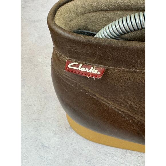 Clarks Originals Brown Leather Wallabees Stinson Hi Boots Men’s Size 9 - Picture 16 of 16